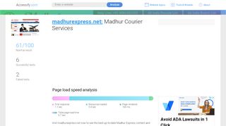 
                            1. Access madhurexpress.net. Domain Default page