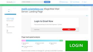 
                            7. Access mail3.cciwireless.ca. MagicMail Mail Server ...