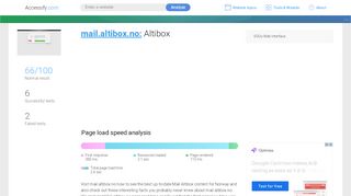 
                            3. Access mail.altibox.no. Altibox - accessify.com