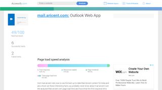 
                            6. Access mail.aricent.com. Outlook Web App