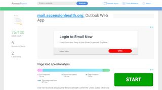 
                            6. Access mail.ascensionhealth.org. Outlook Web App