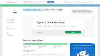 
                            5. Access mailbeta.libero.it. Libero Mail - login