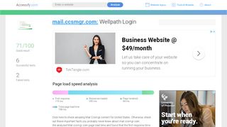 
                            6. Access mail.ccsmgr.com. CCS Webmail Login