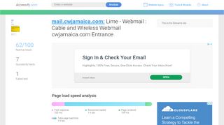 
                            4. Access mail.cwjamaica.com. Lime - Webmail : Cable …