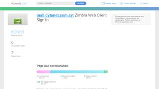 
                            8. Access mail.cytanet.com.cy. Zimbra Web Client Sign In