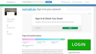 
                            10. Access mail.iubh.de. Sign in to your account
