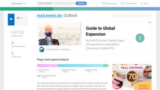 
                            1. Access mail.kermi.de. Outlook - accessify.com