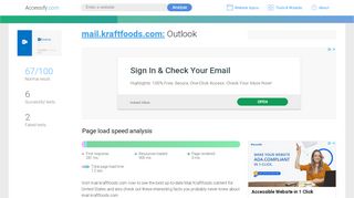 
                            4. Access mail.kraftfoods.com. Outlook