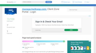 
                            8. Access manage.kwikwap.com. New Website Coming Soon