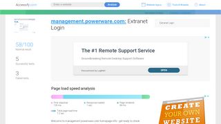 
                            9. Access management.powerware.com. Extranet Login