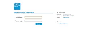 
                            8. Access Manager Login | Kingston University