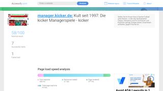 
                            5. Access manager.kicker.de. Games - kicker