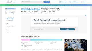 
                            8. Access masomo.ku.ac.ke. Kenyatta University eLearning Portal: Log in ...