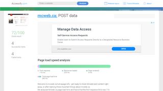 
                            3. Access mcweb.ca. POST data - accessify.com