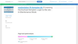 
                            9. Access medienlabor.fh-kempten.de. E-Learning Hochschule ...