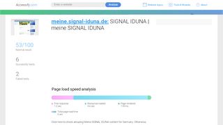 
                            9. Access meine.signal-iduna.de. SIGNAL IDUNA - accessify.com