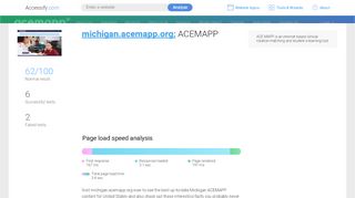 
                            8. Access michigan.acemapp.org. ACEMAPP