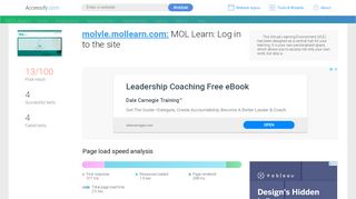 
                            4. Access molvle.mollearn.com. MOL Learn: Log in to the site