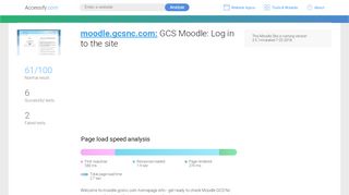 
                            7. Access moodle.gcsnc.com. GCS Moodle: Log in to the site
