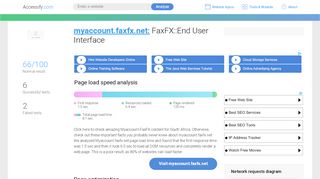 
                            3. Access myaccount.faxfx.net. FaxFX::End User Interface