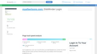 
                            7. Access myalbertsons.com. SiteMinder Login