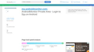 
                            4. Access my.androidmonitor.com. AndroidMonitor Private Area ...