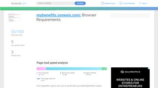 
                            7. Access mybenefits.conexis.com. Browser …