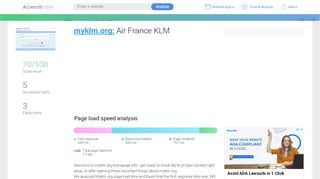 
                            1. Access myklm.org. Air France KLM