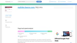 
                            4. Access mylinks.basco.com. MyLinks