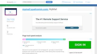 
                            1. Access mymail.qualcomm.com. MyMail