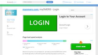 
                            5. Access myomers.com. myOMERS - Login