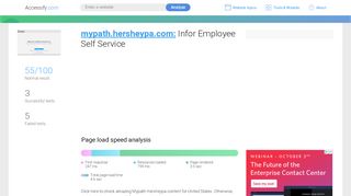 
                            3. Access mypath.hersheypa.com. Infor Employee Self Service