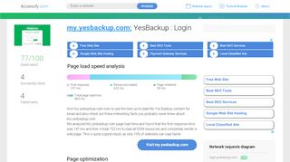 
                            7. Access my.yesbackup.com. YesBackup : Login