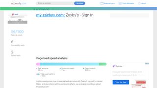 
                            9. Access my.zaxbys.com. Zaxby's - Sign In