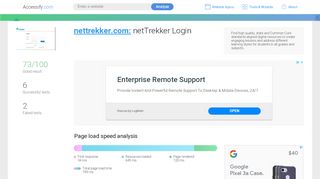 
                            7. Access nettrekker.com. netTrekker Login