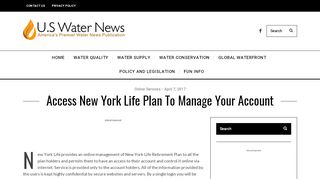 
                            5. Access New York Life Plan To Manage Your Account