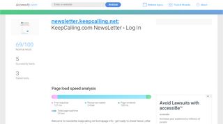 
                            7. Access newsletter.keepcalling.net. KeepCalling.com ...