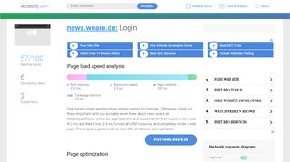 
                            6. Access news.weare.de. Login - accessify.com