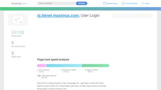 
                            6. Access nj.tienet.maximus.com. User Login