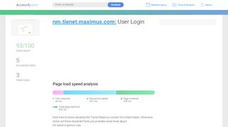 
                            5. Access nm.tienet.maximus.com. User Login