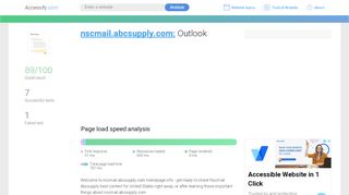 
                            7. Access nscmail.abcsupply.com. Outlook