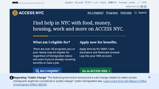 
                            6. Access NYC - NYC.gov