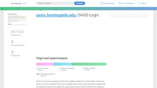 
                            5. Access oasis.farmingdale.edu. OASIS Login - …