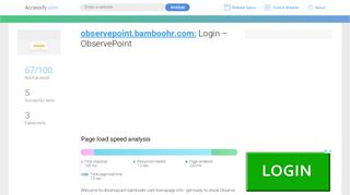 
                            9. Access observepoint.bamboohr.com. Login – …