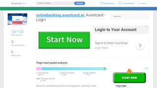 
                            5. Access onlinebanking.avantcard.ie. Avantcard - Login