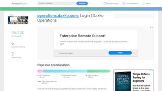 
                            7. Access operations.daxko.com. Login | Daxko Operations