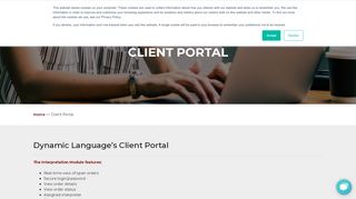 
                            2. Access Our Client Portal | Dynamic Language