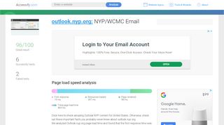 
                            8. Access outlook.nyp.org. NYP/WCMC Email