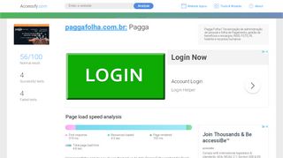 
                            2. Access paggafolha.com.br. Pagga
