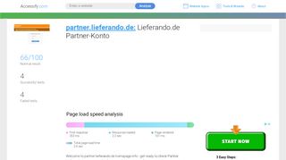 
                            1. Access partner.lieferando.de. Lieferando.de Partner-Konto
